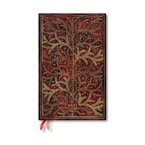Wildwood (Tree of Life) Maxi 12-month Horizontal Softcover Flexi Dayplanner 2025 (Elastic Band Closure)