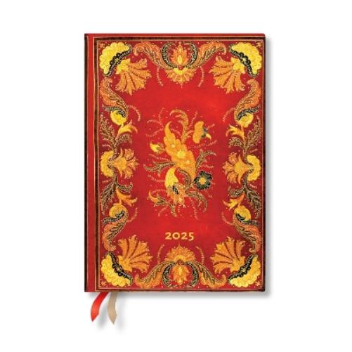 Fiammetta (Midi 12-month Horizontal Hardback Dayplanner 2025 (Elastic Band Closure)