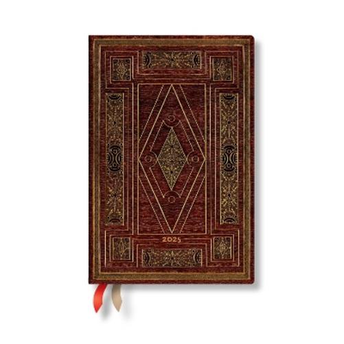 First Folio (Shakespeare’s Library) Mini 12-month Horizontal Hardback Dayplanner 2025 (Elastic Band Closure)