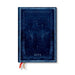 Inkblot (Old Leather Collection) Midi 12-month Vertical Hardback Dayplanner 2025 (Elastic Band Closure)