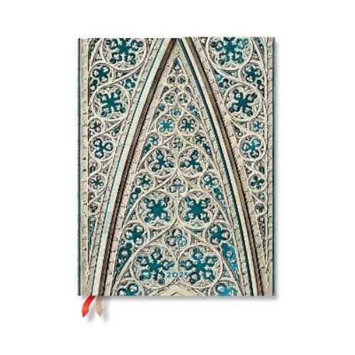 Vault of the Milan Cathedral (Duomo di Milano) Ultra 12-month Vertical Hardback Dayplanner 2025 (Wrap Closure)