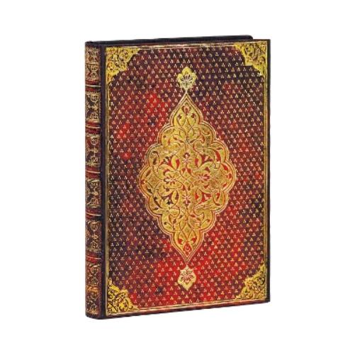 Golden Trefoil Midi Unlined Hardcover Journal (Elastic Band Closure)