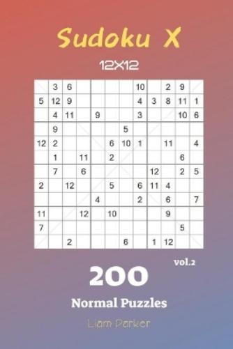 Sudoku X 12x12 - 200 Normal Puzzles vol.2