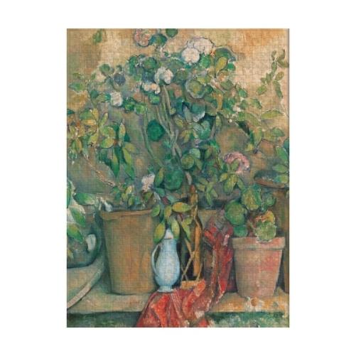 Cezanne’s Terracotta Pots and Flowers 1000 Piece Jigsaw Puzzle