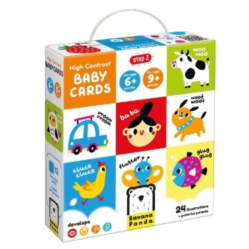High Contrast Baby Cards 6m+ 9m+ Flash Cards