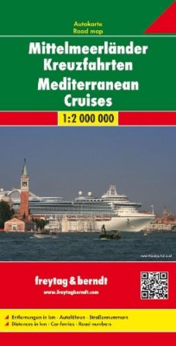 Mediterranean Cruises Road Map 1:2 000 000