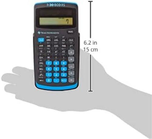 Texas 30RS/TBL/5E1 TI-30 ECO RS Scientific Calculator