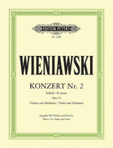 Violin Concerto No. 2 in D Minor Op. 22 (Edition for Violin and Piano) (Edition Peters)