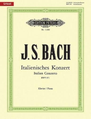 Italian Concerto Bwv 971 for Piano: Urtext (Edition Peters)