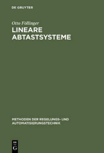 Lineare Abtastsysteme (Methoden der Regelungs- und Automatisierungstechnik) (German Edition