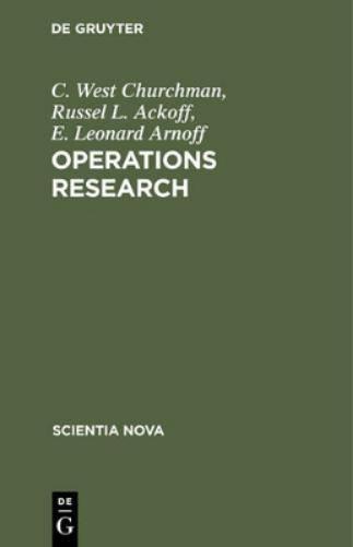 Operations Research: Eine Einführung in die Unternehmensforschung (Scientia Nova) (German Edition