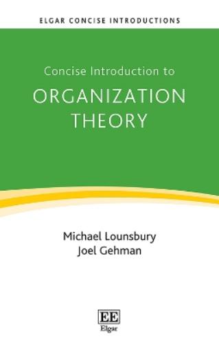 Concise Introduction to Organization