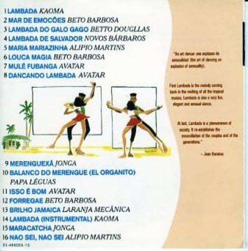 Lambada - A Collection of the 16 Hottest Lambada Tracks From Around the World