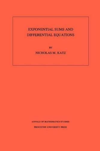 Exponential Sums and Differential Equations