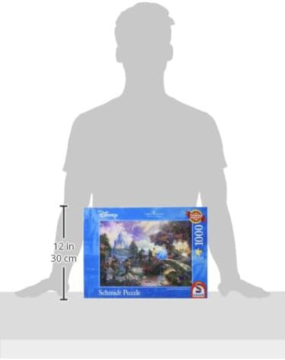 Schmidt | Thomas Kinkade: Disney Cinderella - 1,000 Pieces | Adult Jigsaw Puzzle | Ages 12+