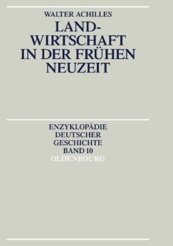 Landwirtschaft in Der Fruhen Neuzeit