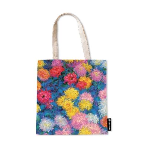 Monet’s Chrysanthemums Canvas Bag