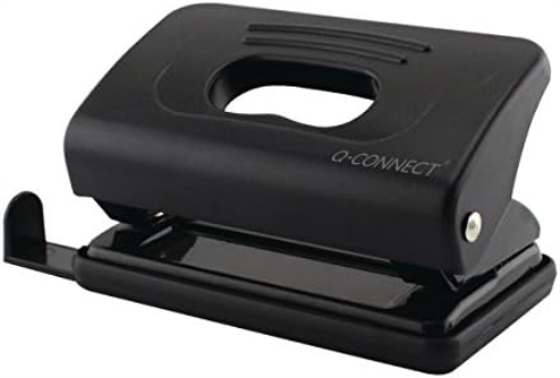 Q-Connect Light Duty Hole Punch - Black
