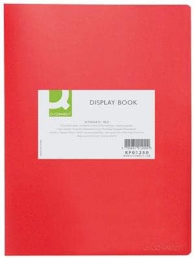 Q-Connect 20-Pocket Display Book