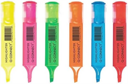 Q Connect Assorted Highlighter Pen (Wallet of 6