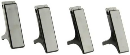 Q-Connect Executive Letter Tray Risers Black (Pack of 4