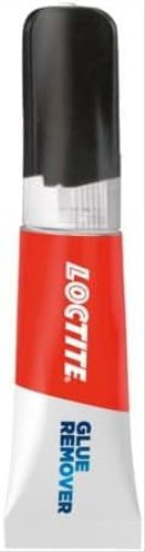 Loctite Super Glue Control All Purpose Liquid Adhesive, 4g, Loctite Glue Remover for Correcting Badly Bonded Items, 1 x 5g