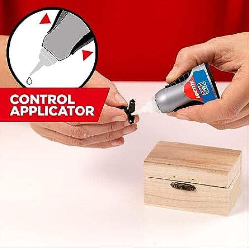 Loctite Super Glue Control All Purpose Liquid Adhesive, 4g, Loctite Glue Remover for Correcting Badly Bonded Items, 1 x 5g