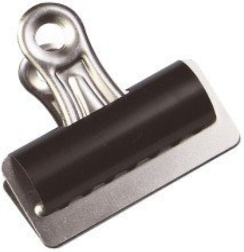 Q-Connect Post Clip 32mm - 10mm Clamping Volume - Black (Pack of 10