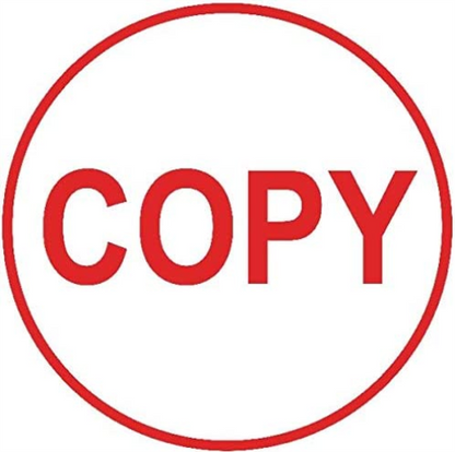 Colop EOS R17 "Copy" Self-Inking Circular Stamp (Pack of 1