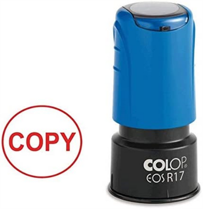 Colop EOS R17 "Copy" Self-Inking Circular Stamp (Pack of 1