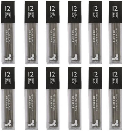 Q-Connect Replacement Pencil Lead Medium 0.7mm (144 Pack) KF01548