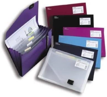 Snopake Organiser - Clasificador con 6 compartimentos, gris