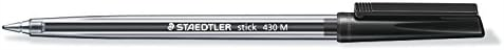 STAEDTLER Stick 430 M-9CP5 Ballpoint Pen Medium - Black (Box of 50