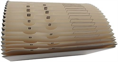 Q-Connect Expanding File Foolscap 31 Pocket Manilla KF04090