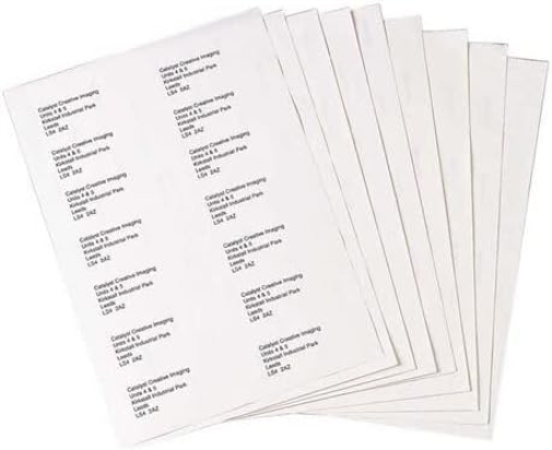 Q-Connect Multipurpose Labels 64x33.9mm 24 Per Sheet White (2400 Pack) KF2607