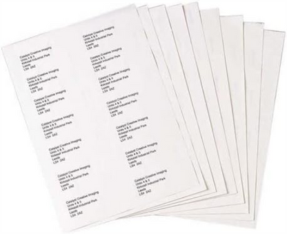 Q-Connect Multipurpose Labels 64x33.9mm 24 Per Sheet White (2400 Pack) KF2607