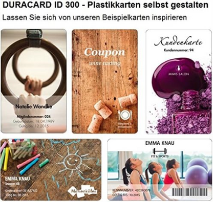 Durable DURACARD Colour Ribbon for DURACARD ID 300 Printer - Prints up to 100 Photo Quality ID Cards - Easy to Install - Pack of 1