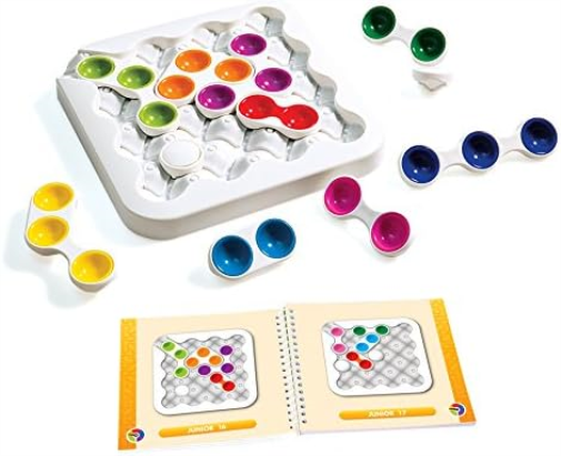 Smart Games - Anti-Virus, Puzzle Game with 60 Challenges, 7+ Years, Whie, Multicoloured