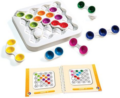 Smart Games - Anti-Virus, Puzzle Game with 60 Challenges, 7+ Years, Whie, Multicoloured