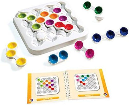 Smart Games - Anti-Virus, Puzzle Game with 60 Challenges, 7+ Years, Whie, Multicoloured