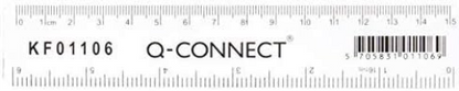 Q-Connect Ruler, 150 mm - Clear