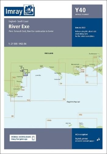 Imray Chart Y40: River Exe Small Format (Y Charts