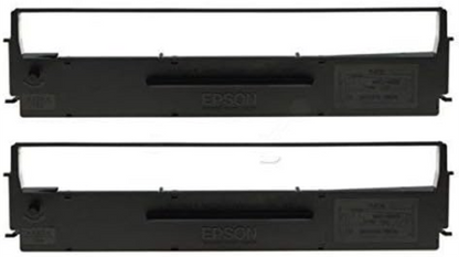 Black Epson C13S015633 Tape x LQ-300 + LQ-300 + II LQ-350