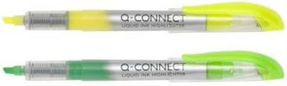Q-CONNECT Liquid Ink Highlighter - Assorted Colours (Pack of 4