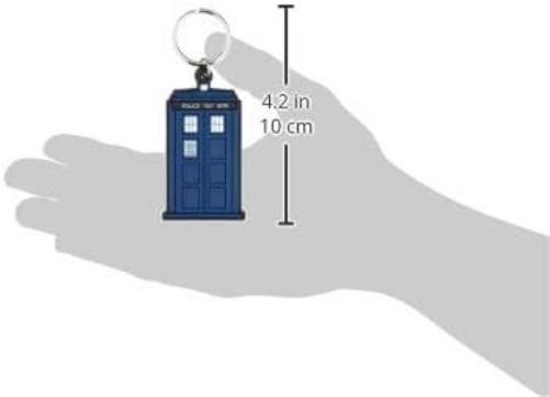 Doctor Who - Merchandise - Rubber Keychain (The Tardis) (Size: 2" x 3.5"