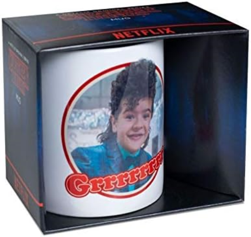 Stranger Things Ceramic Mug with Dustin Purring in Presentation Box - Official Merchandise