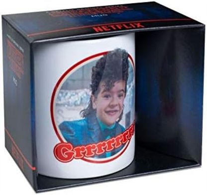 Stranger Things Ceramic Mug with Dustin Purring in Presentation Box - Official Merchandise