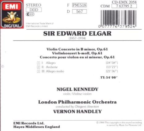 Elgar: Violin Concerto