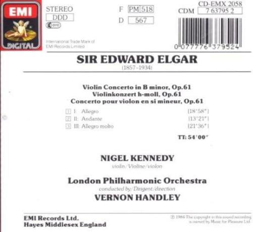 Elgar: Violin Concerto