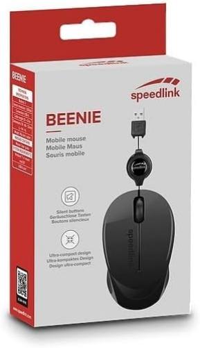 Speedlink BEENIE Wired USB Mobile Mouse - 3 Buttons - 1200 DPI